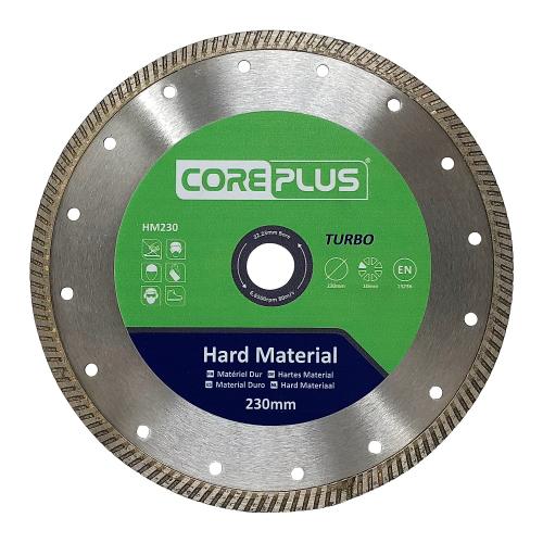 COREPLUS DIAMOND BLADE HARD MATERIAL TURBO 230MM