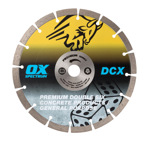 OX PREMIUM DOUBLE SIX DIAMOND BLADE - GP - 230/22.23MM