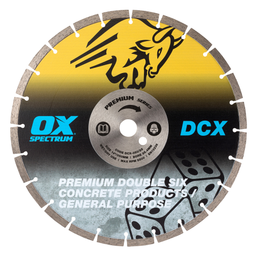OX PREMIUM DOUBLE SIX DIAMOND BLADE - GP - 350/25.4MM