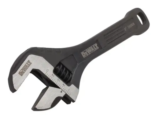 DEWALT 8IN ALL STEEL ADJUSTABLE WRENCH