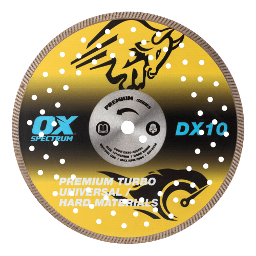 OX PREMIUM DIAMOND BLADE - UNIVERSAL/HARD - 350/20MM