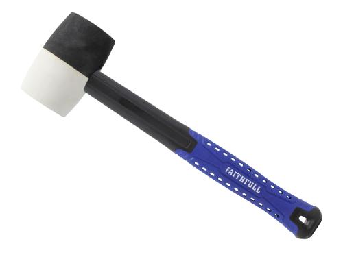 FAITHFULL B&W RUBBER MALLET 16OZ F/G HAND