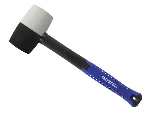 FAITHFULL B&W RUBBER MALLET 24OZ F/G HAND