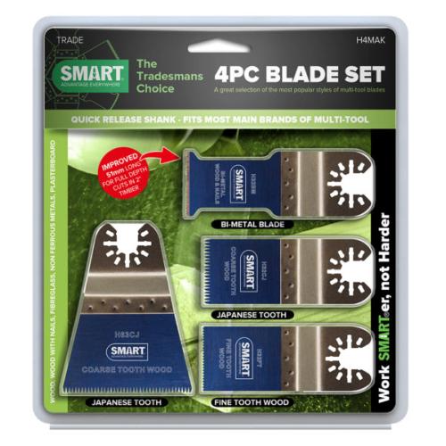 SMART TRADE 4 PIECE BLADE SET