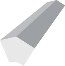 300MM UPVC EXTERNAL 135' CORNER WHITE