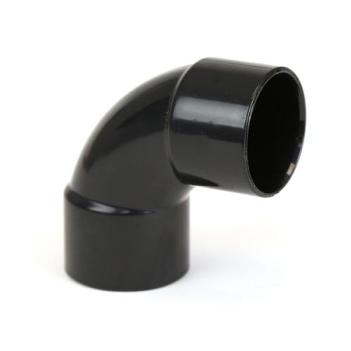 50MM WPBL - 90' SWEPT BEND WASTE BLACK