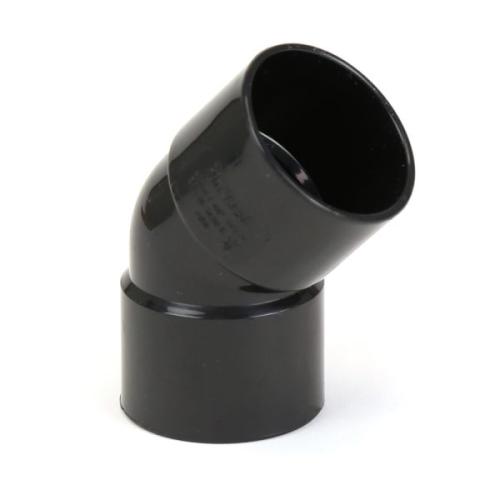 50MM WPBL - 135' BEND WASTE BLACK