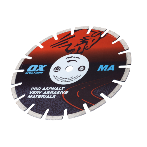 OX PRO SHARK DIAMOND BLADE - ASPHALT - 300/20MM