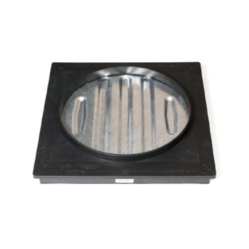 450MM X 450MM PLASTIC FRAMED BLOCK PAVIOR COVER