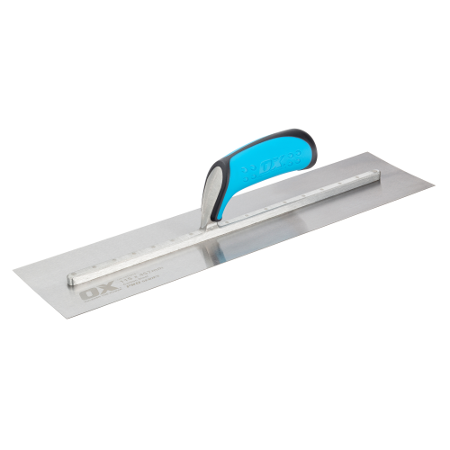 OX PRO CARBON STEEL PLASTERERS TROWEL - 115 X 457MM / 18IN