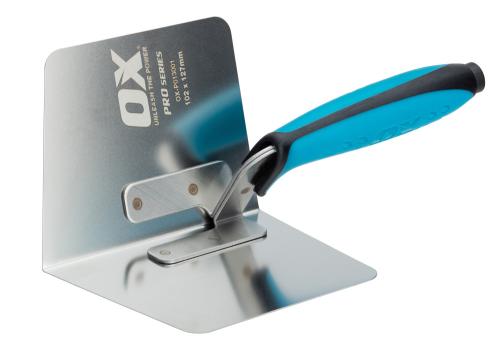 OX PRO INTERNAL CORNER TROWEL - 102 X 127MM / 4IN X 5IN
