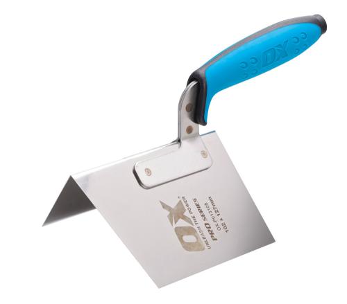 OX PRO EXTERNAL CORNER TROWEL - 102 X 127MM / 4IN X 5IN