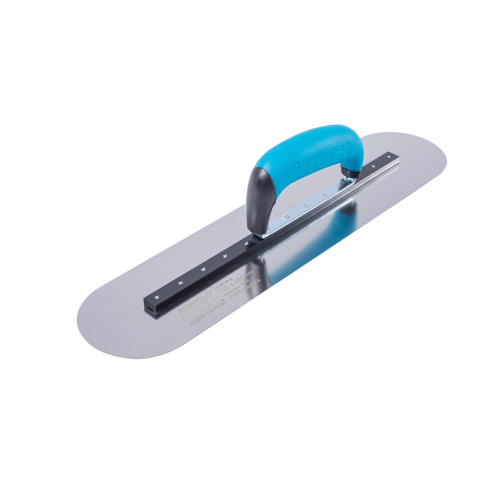 OX PRO STAINLESS STEEL POOL FINISHING TROWEL - 110 X 450MM / 18IN