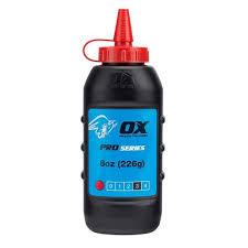 OX PRO RED CHALK REFILL - 226G / 8OZ