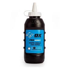 OX PRO WHITE CHALK REFILL - 226G / 8OZ