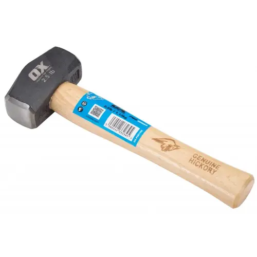 OX PRO HICKORY HANDLE CLUB HAMMER - 2.5LB / 1.1KG