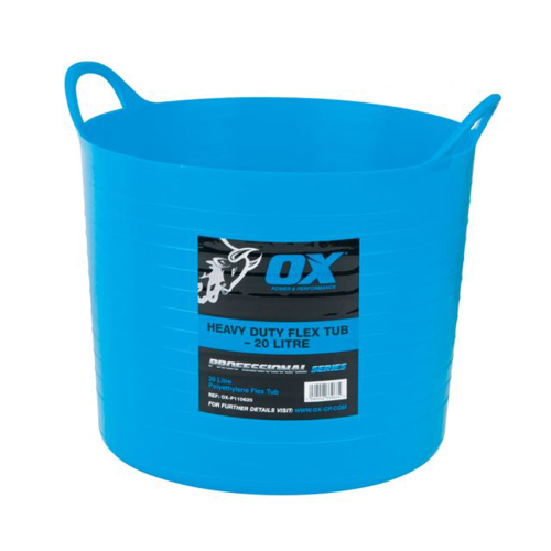 OX PRO HEAVY DUTY FLEXI TUB - 20L / 4.5 GALLONS
