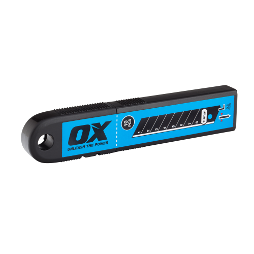 OX PRO SNAP OFF KNIFE BLADES (10 PACK) - 18MM