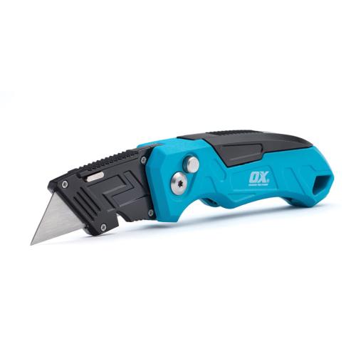 OX PRO HEAVY-DUTY FIXED BLADE FOLDING KNIFE - INCLUDES 3 BLADES