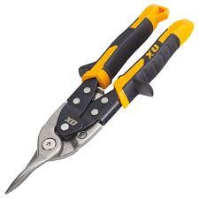 OX PRO HEAVY DUTY AVIATION SNIPS - STRAIGHT CUT (YELLOW)