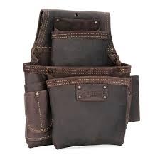 OX PRO OIL TANNED LEATHER FASTENER POUCH  3 POCKET