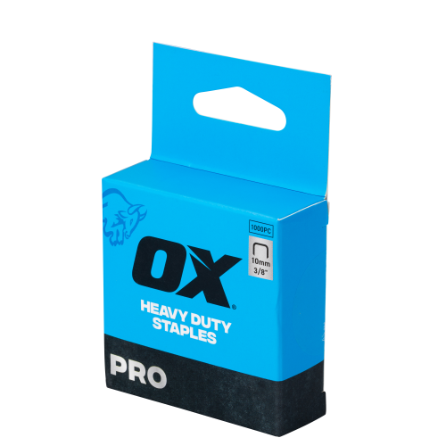 OX PRO HEAVY DUTY STAPLES - 10MM