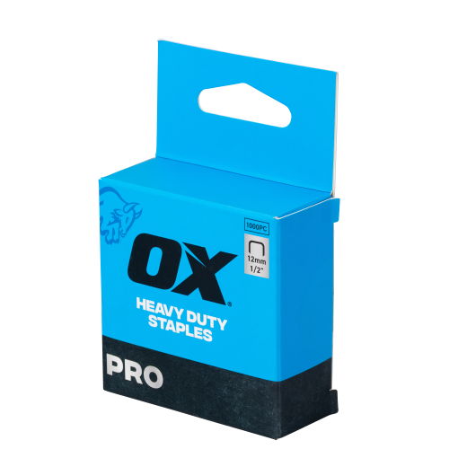 OX PRO HEAVY DUTY STAPLES - 12MM