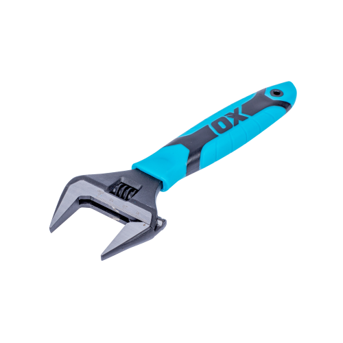 OX PRO ULTRA WIDE JAW ADJUSTABLE WRENCH - 8"/200MM