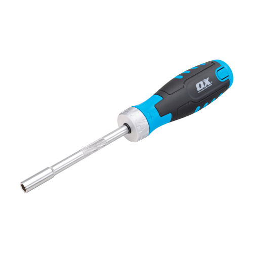 OX PRO HEAVY DUTY MULTIBIT RATCHET SCREWDRIVER