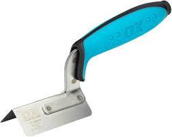 OX PRO EXTERNAL CORNER TROWEL - STAINLESS STEEL - 80 X 60MM