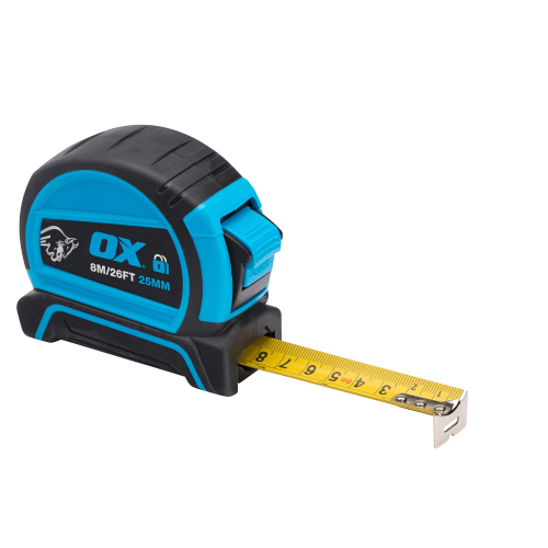 OX PRO DOUBLE LOCKING TAPE MEASURE TWIN PACK - 8M