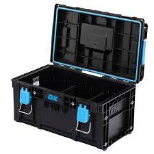 OX TOOLTREK TOOLBOX WITH DIVIDERS 250MM
