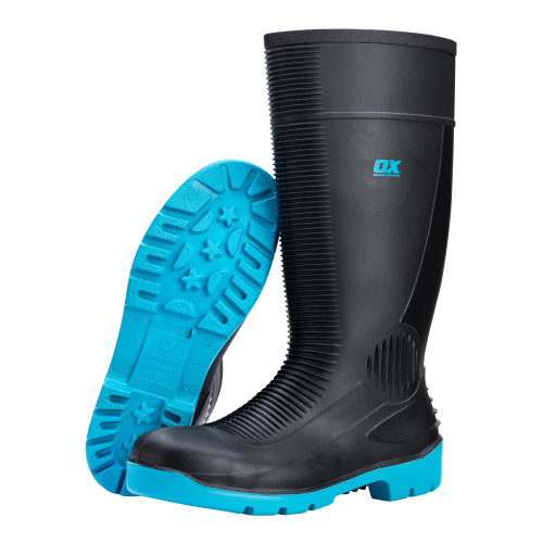 OX SAFETY WELLINGTON BOOT - SIZE 8