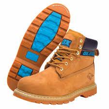 OX HONEY NUBUCK SAFETY BOOT - SIZE 6