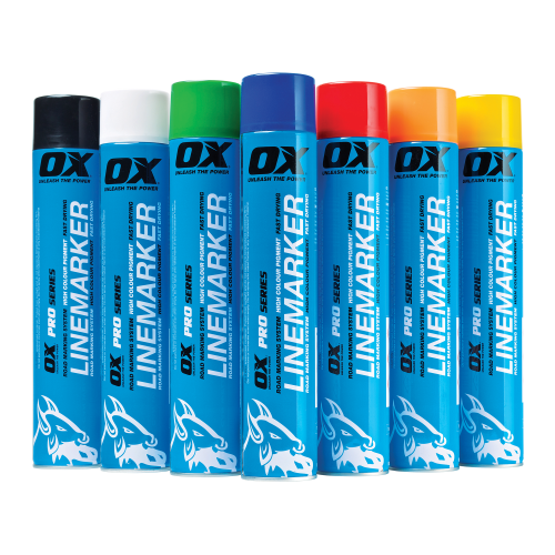 OX PRO PERMANENT LINE MARKER SPRAY - GREEN - 750ML