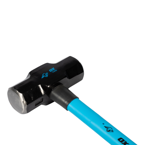 OX TRADE FIBREGLASS HANDLE SLEDGE HAMMER - 14LB / 6.3KG