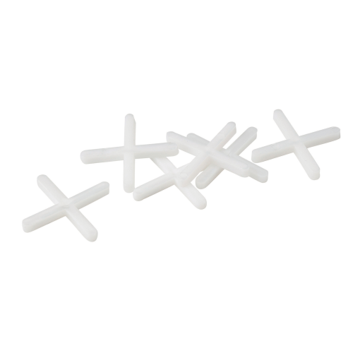 OX TRADE CROSS SHAPED TILE SPACERS (250 PCS) - 3MM