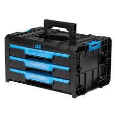 OX TOOLTREK TRADE 3 DRAWER TOOL BOX