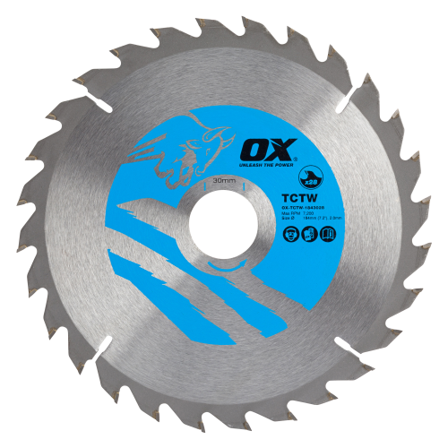 OX WOOD CUTTING TOOLS CIRCULAR SAW BLADE 184/30MM  28 TEETH ATB