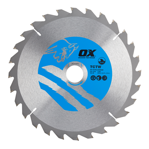 OX WOOD CUTTING TOOLS CIRCULAR SAW BLADE 235/30MM  28 TEETH ATB