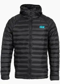 OX RIBBED PADDED JACKET (BLACK) - S