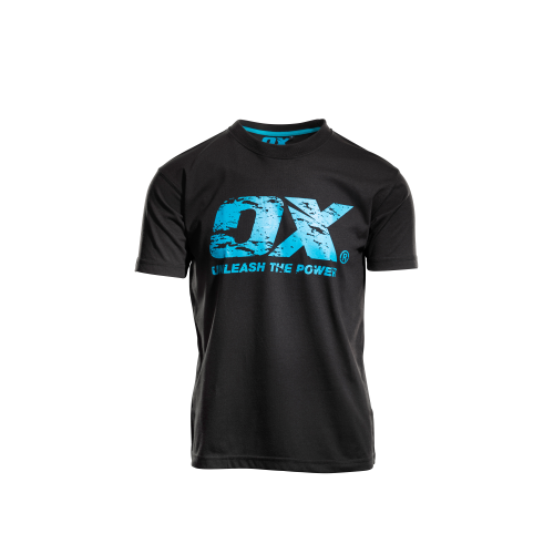 OX CREW NECK T-SHIRT (BLACK) - XXL