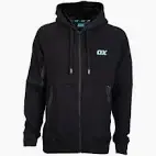 OX ZIP THROUGH HOODIE (BLACK/GREY) - S
