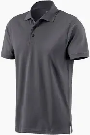 OX PIQUE POLO SHIRT (CHARCOAL) - S