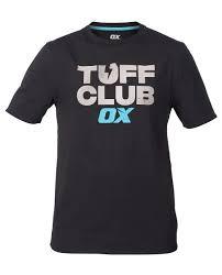 OX TUFF CLUB CREW NECK T-SHIRT (BLACK) - S