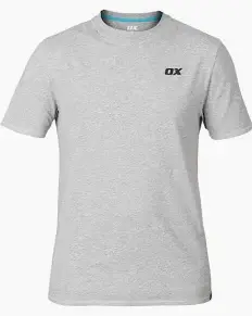 OX CLASSIC CREW NECK T-SHIRT - (GREY MARL) - XXL