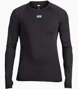 OX BASE LAYER LONG SLEEVE TOP BLACK - MEDIUM