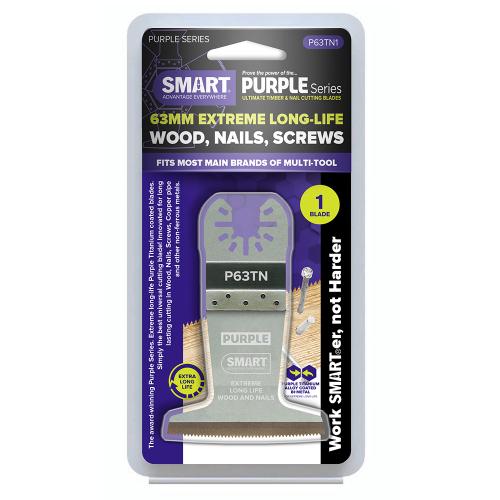 SMART PURPLE SERIES 63MM TITANIUM ALLOY BI-METAL BLADE - PK 10