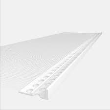 2.5M WHITE PVC MESHED 6MM STOP BEAD