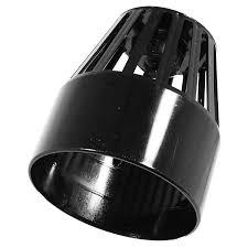 110MM SB - VENT TERMINAL SOIL BLACK